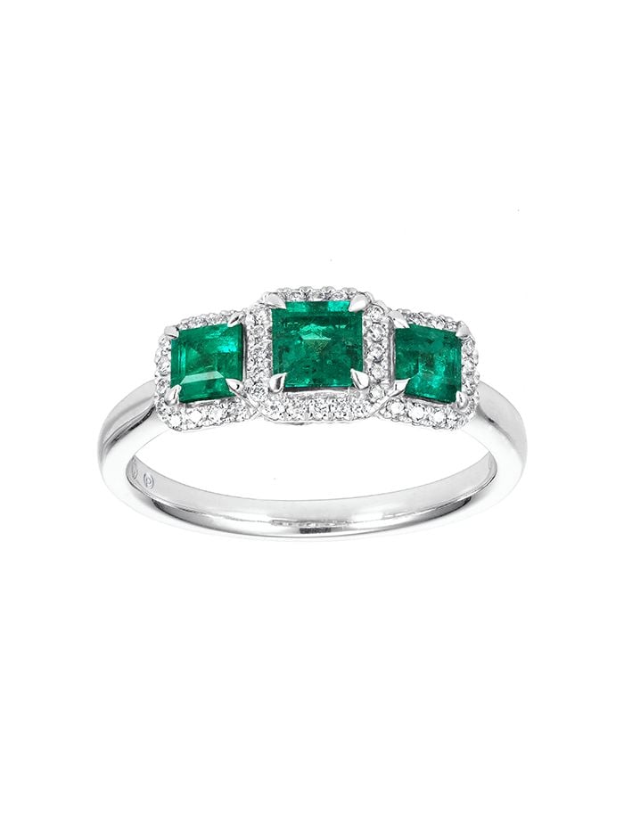 Triple Square Emerald