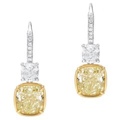 Quinn Yellow Diamond Earrings