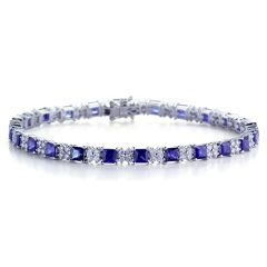 Square Sapphires Bracelet