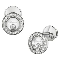 Happy Diamond Pave Surround Earrings